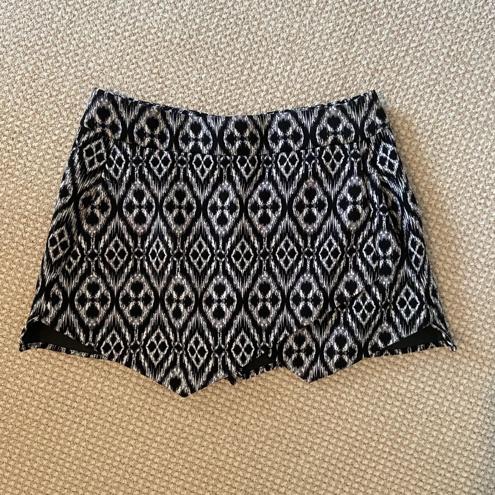 Aqua envelope skirt